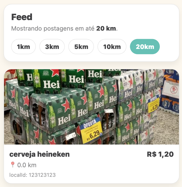Promoções locais